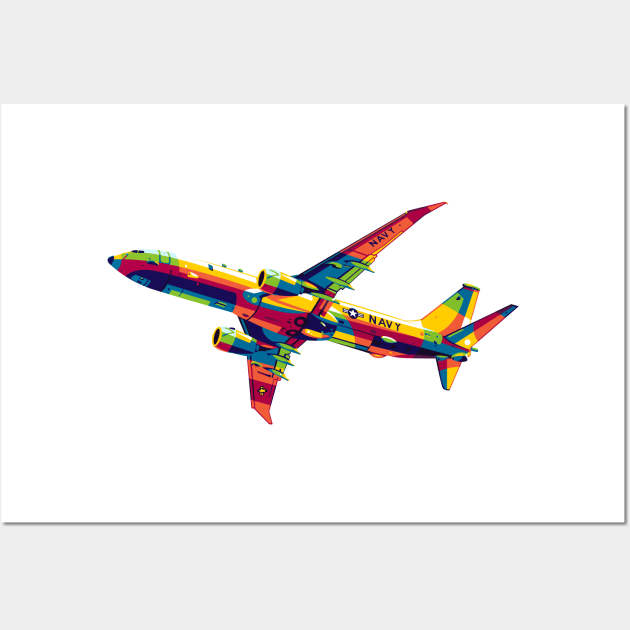 P-8 Poseidon Tanker Plane Wall Art by wpaprint